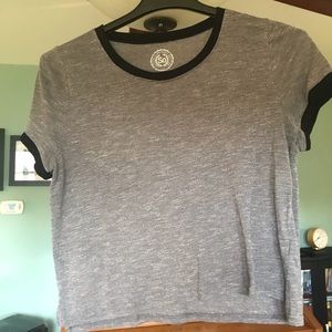 Grey Cropped T-Shirt